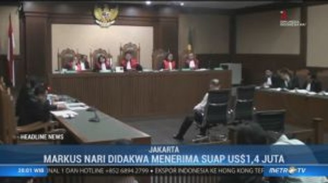 Markus Nari Didakwa Terima Suap USD 1,4 Juta
