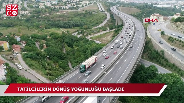 TEM’de tatilcilerin dönüş yoğunluğu