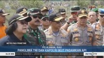 Panglima TNI dan Kapolri Turun Langsung Padamkan Karhutla di Riau