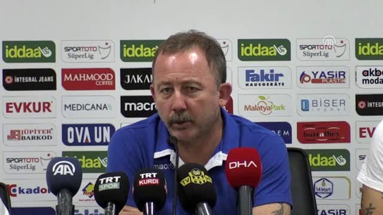 Yeni Malatyaspor-Partizan maçına doğru - Sergen Yalçın