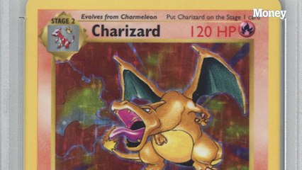 This first-edition set of Pokemon cards sold for $107,000 at auction
