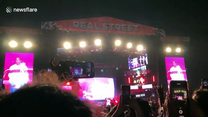 US rapper A$AP Rocky speaks about his jail ordeal in first performance after release