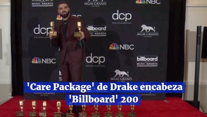 'Care Package' de Drake encabeza 'Billboard' 200