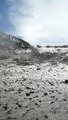 View Inside a Volcanic Crater