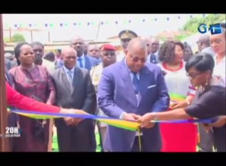 RTG - Inauguration du nouveau marché d’Akourounam II par le Premier Ministre, Julien Nkoghe Bekale