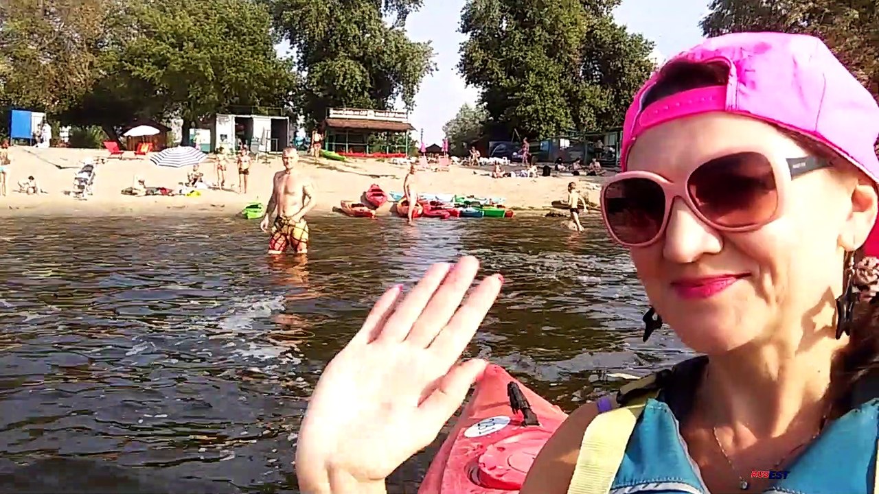 MY SWIM THROUGH THE DNIEPER. DISTANCE 1256 METERS.