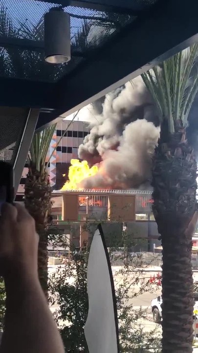 Video shows apparent explosion at Tempe construction site fire