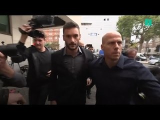 Les images de l'arrivée d'Hugo Lloris au tribunal de Westminster, à Londres