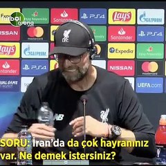 Jürgen Klopp'tan İran sorusuna: "Tatil seçeneklerim azalıyor ve elimde olsa kendimi saklardım"
