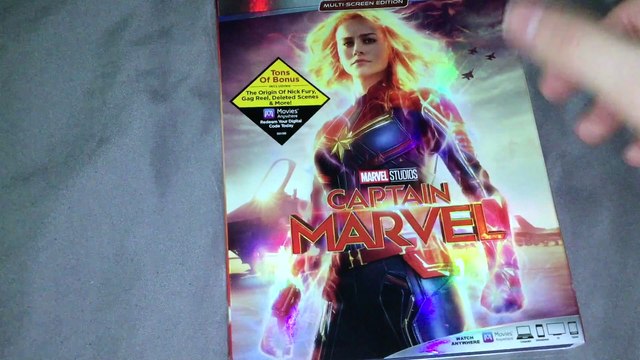 Captain Marvel Blu-Ray/Digital HD Unboxing