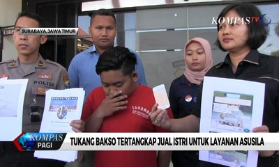 Tukang Bakso Tertangkap Jual Istri Untuk Layanan Asusila