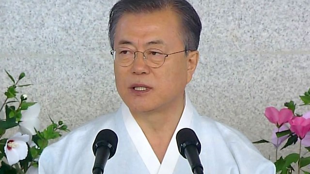 문재인 대통령 아무도 흔들 수 없는 나라 다짐 (제74회 광복절 경축사) / YTN