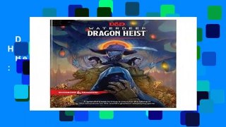D d Waterdeep Dragon Heist Hc (D d Adventure)  Best Sellers Rank : #5