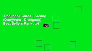 Spellbook Cards - Arcane (Dungeons   Drangons)  Best Sellers Rank : #4
