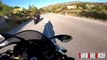Riding Yamaha R1 With GoPro Hypersmooth Gimbal 3rd Person View