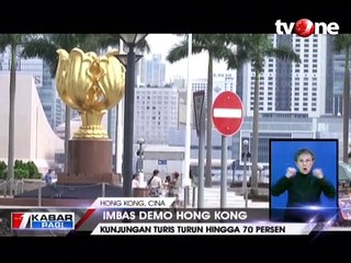 Imbas Demo Hong Kong, Pariwisata Turun Hingga 70 Persen