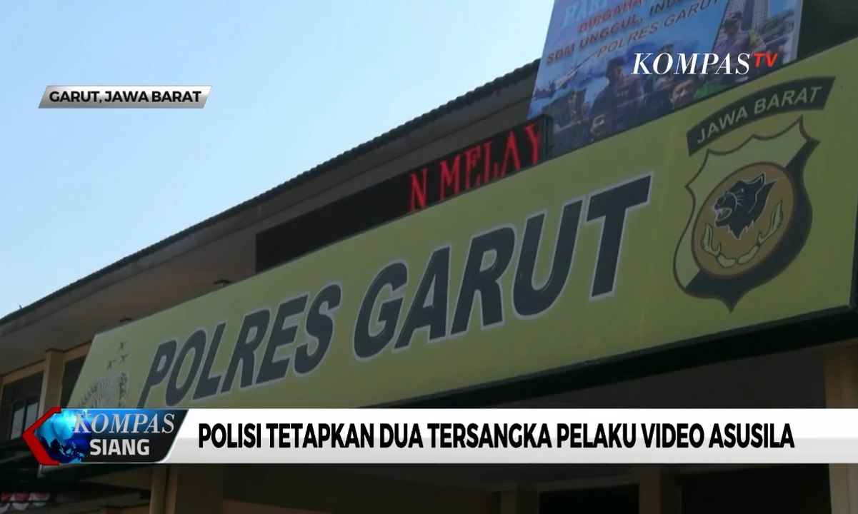 Polisi Tetapkan Dua Tersangka Pelaku Video Asusila Viral di Garut