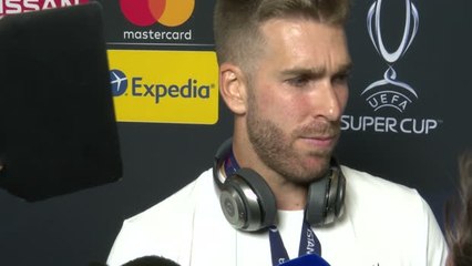 It was hard to stay on the line for the penalty save - Adrian
