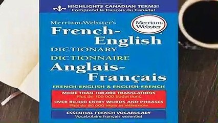 Merriam Webster s French-English Dictionary  Best Sellers Rank : #4