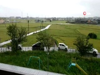 Japonya'da fırtına hayatı felç etti
