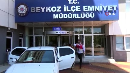 Beykoz'da sinyal kesici kullanarak otomobilden hırsızlık yapan şahıslar yakalandı
