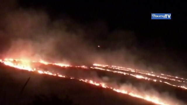 TOKAT'TA ÖRTÜ ALTI YANGINI