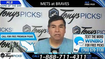 Mets Braves MLB Pick 8/15/2019