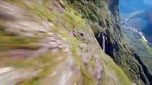 Vol à sensations fortes d'un Drone dans les montagnes de Norvège !