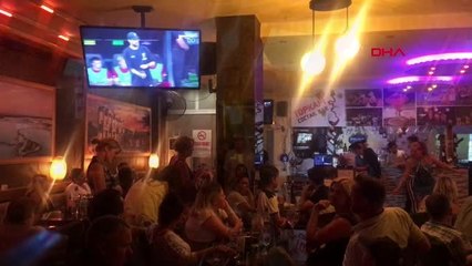 AYDIN Didim'de İngilizler, UEFA Süper Kupa heyecanını yaşadı