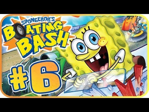 SpongeBob's Boating Bash Walkthrough Part 6 (Wii) Final Exam