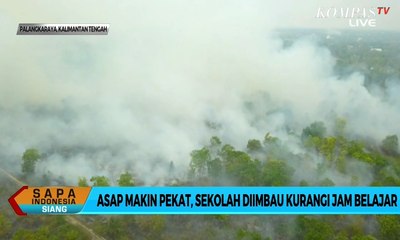 Asap Makin Pekat di Palangkaraya, Sekolah Diimbau Kurangi Jam Belajar