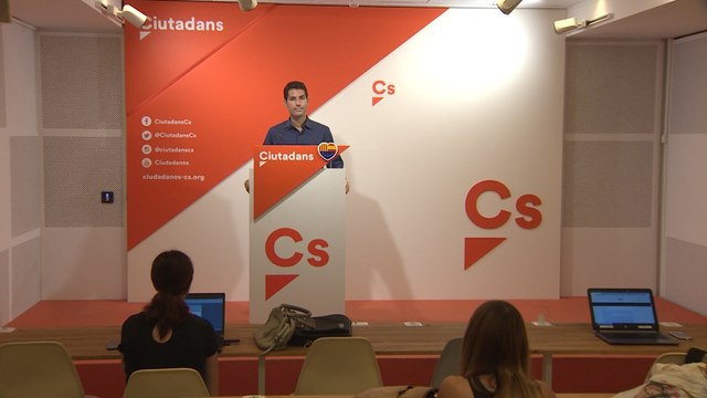 Cs pide a independentistas no politizar la conmemoración de los atentados terroristas