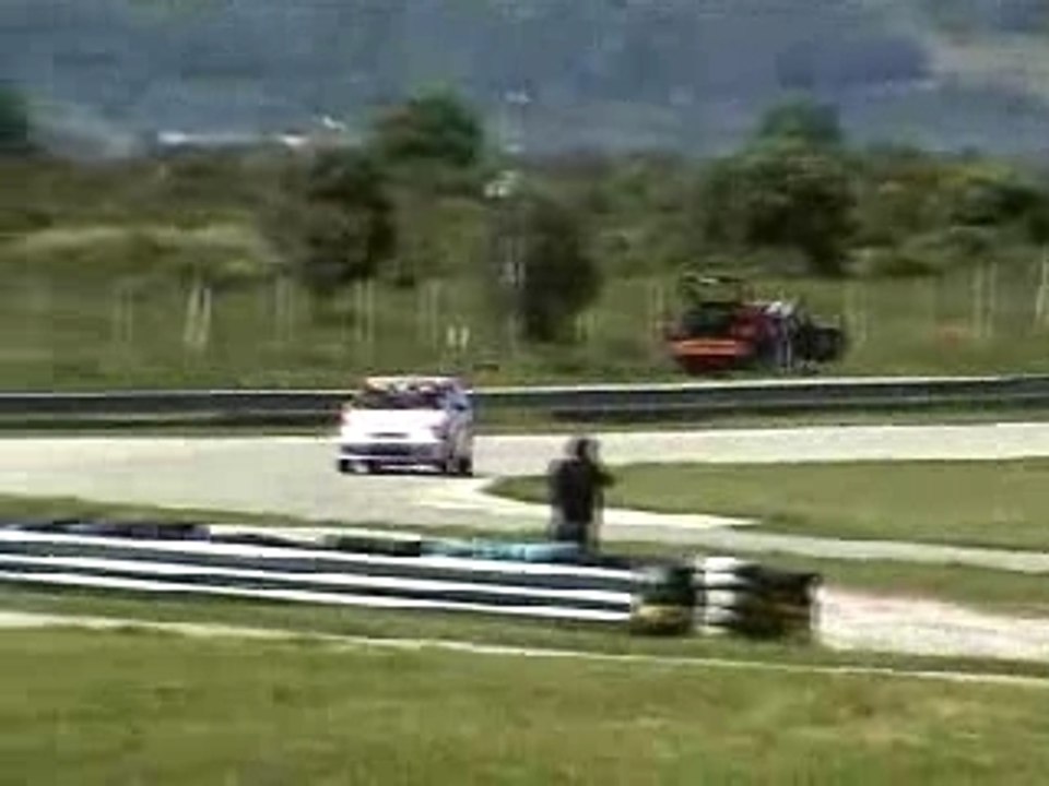 1ère compétition de Yohan ROGER au Slalom du LUC 2005