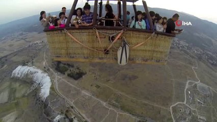 Pamukkale balon turları 3 gün kadın pilotlar ile yapıldı