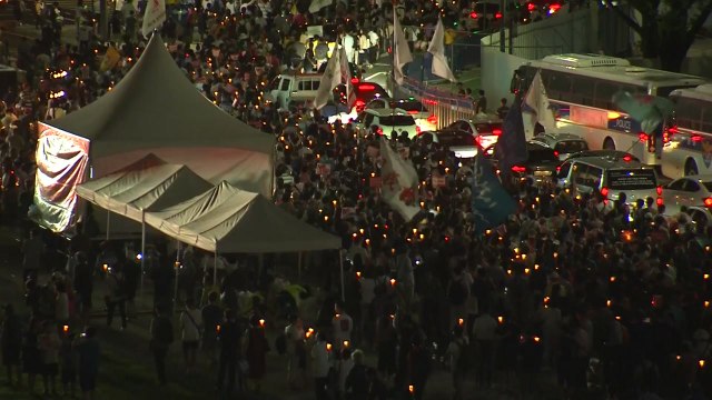 광화문 밝혀요 아베 규탄 대규모 촛불 문화제 / YTN