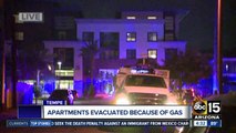 Tempe apartments evacuated after gas incident