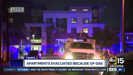 Tempe apartments evacuated after gas incident