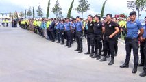 MOTOSİKLET KAZASINDA ŞEHİT OLAN POLİS İÇİN TÖREN