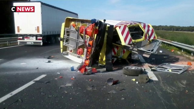 Autoroutes : 36 véhicules de sécurité percutés