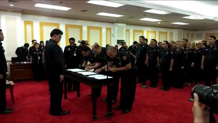 Mendagri Lantik Pejabat Eselon Urus Anggaran DKPP