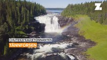 Chutes d'eau étonnantes: l'une des plus belles cascades de Suède
