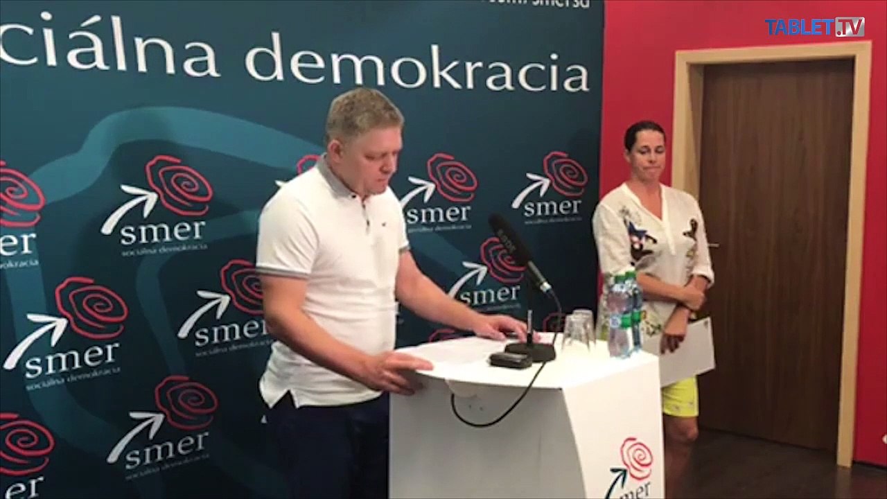 ZÁZNAM: TK predsedu strany Smer-SD Roberta Fica