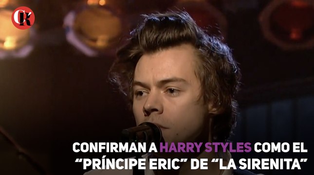 Confirman a Harry Styles como el “Príncipe Eric” de “La Sirenita”