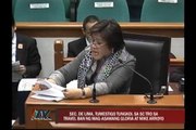 De Lima testifies on SC TRO on Arroyo travel ban