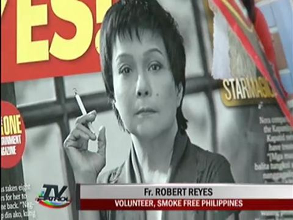 Nora hit over mag photo showing her with cigarette