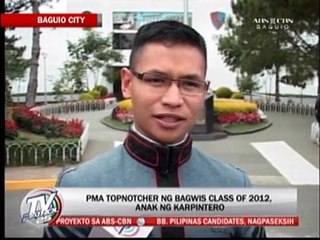 Carpenter’s kid tops PMA 2012 class