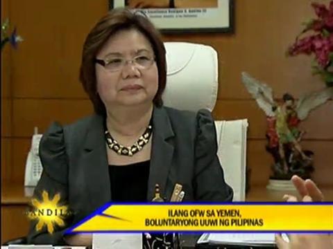 OFWs yearn to go home from Yemen