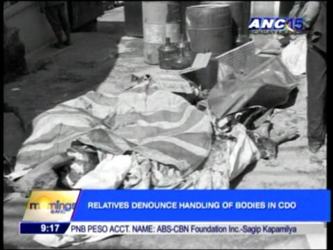 Relatives denounce handling of fatalities in CDO