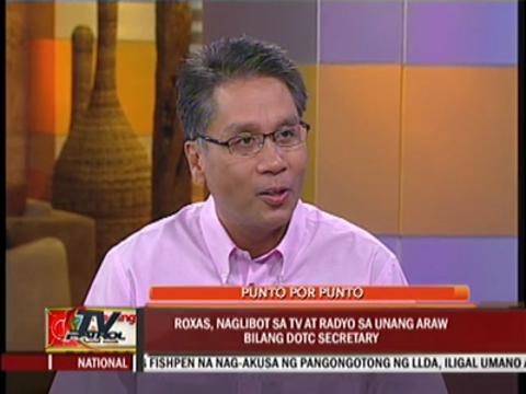 Roxas faces media a day after accepting DOTC post