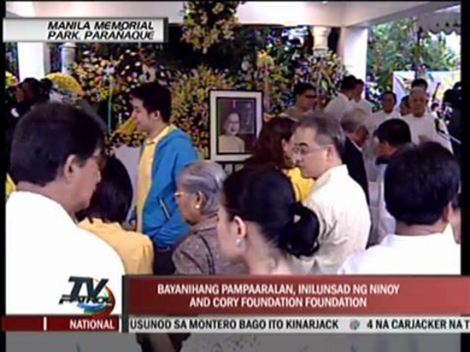 Aquinos observe Cory's 2nd death anniversary